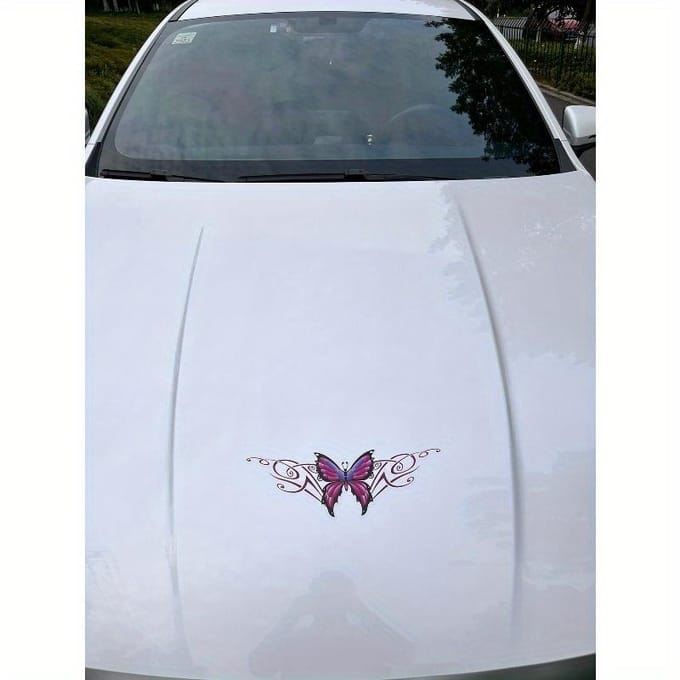 2 vellen Vlinderpatroon Auto Sticker one-size