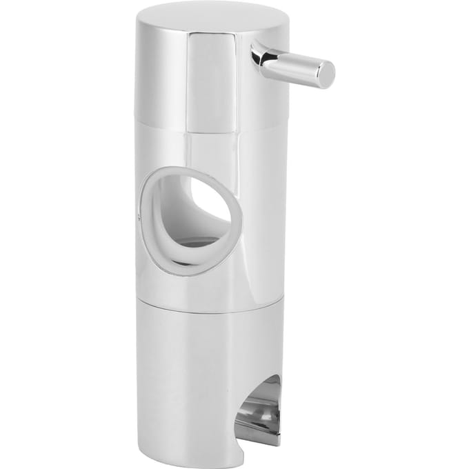 Verstelbare Douchekop Houder Steun Rail Kop Beugel Accessoire voor 24mm Schuifstang white