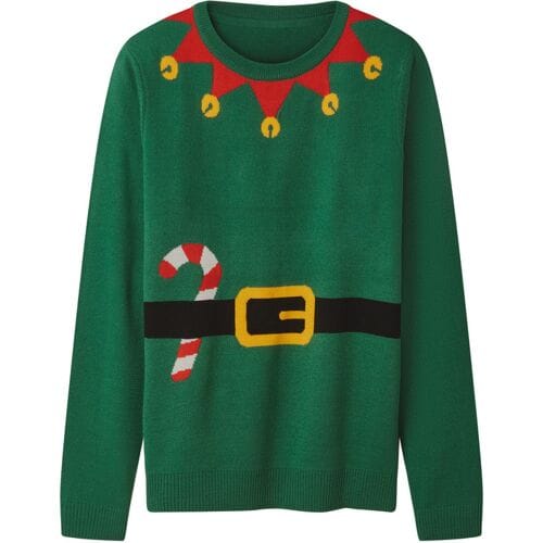ESMARA Dames kersttrui (Groen, M (40/42))