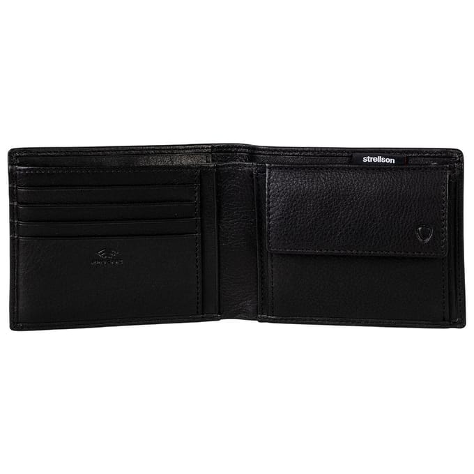 strellson Portemonnee Harrison Adriel Billfold H4 Wallet Black Zwart