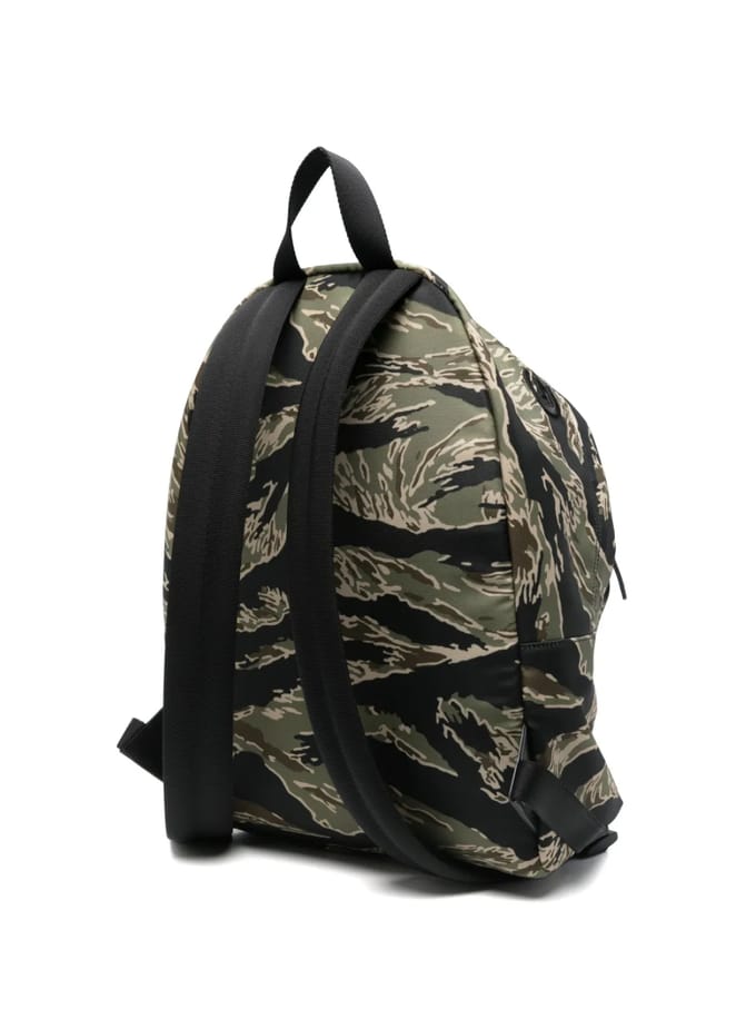 Essentiële rugzak met logo en camouflageprint