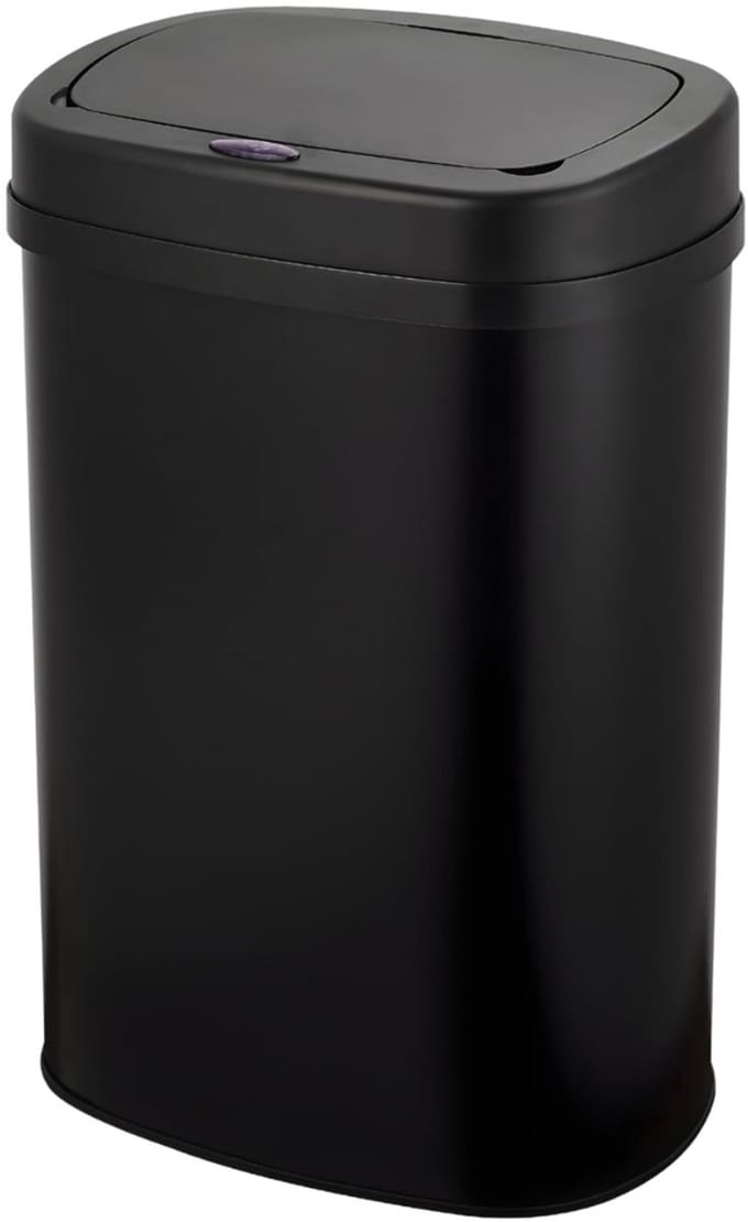 AHD® Prullenbak met Sensor - Prullenbak - Afvalbak - Zwart - 29cm x 40cm x 72cm