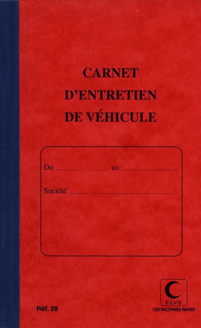 Onderhoudsboekje voor auto's, 32 pagina's