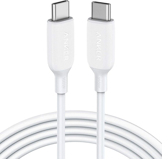 Anker PowerLine III USB-C naar USB-C Power Delivery 1.8m - Wit
