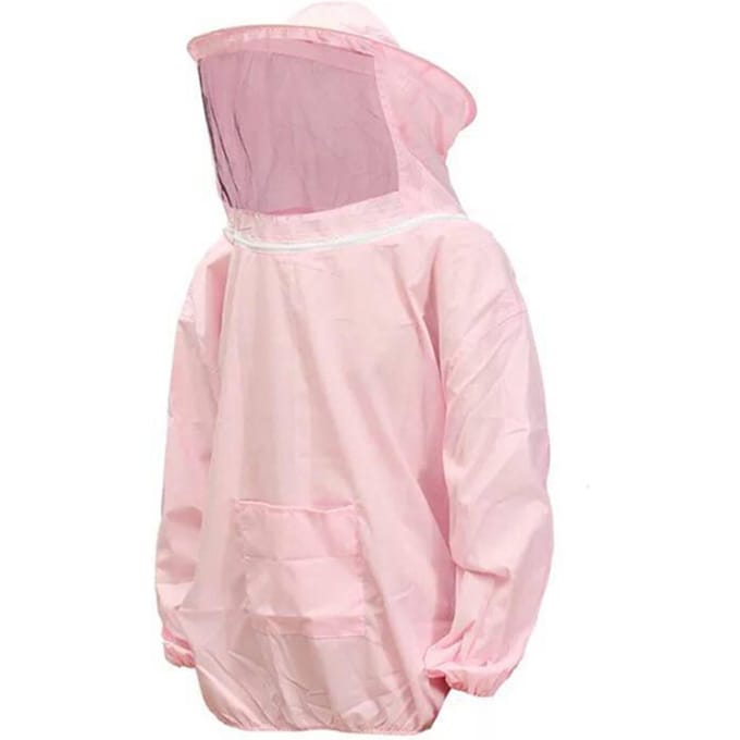 Imkerjack Professioneel Totale Bescherming Geventileerd Imker Beschermjack met Sluier roze