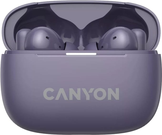 Canyon TWS-10 ANC+ENC Draadloze Headset - Purple