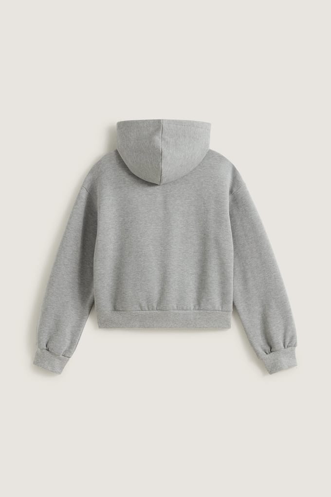 Vans Girls Van-archy Label Zip Cement Heather Größe: S | Sportbekleidung Outlet | kids
