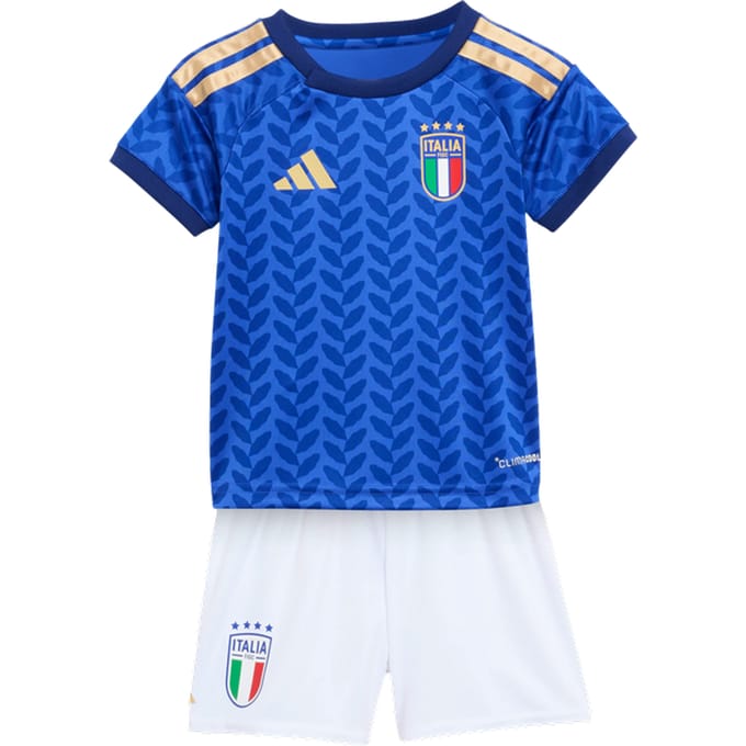Adidas Italy Truien/Replica's Baby - Blauw - Maat 75 - 80 CM - Poly Mesh