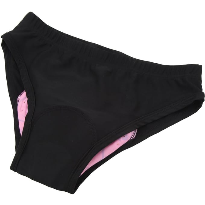 Dames Fietsondergoed Sneldrogend Ademend Dames Fietsbriefs Schokabsorptie 3D Gevoerd Fiets black