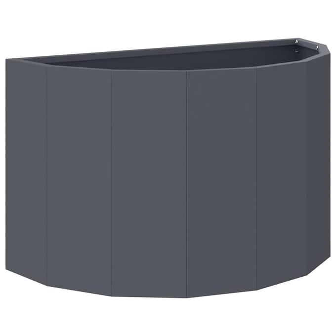 vidaXL Plantenbak Antraciet 60 x 30 x 35 cm Staal