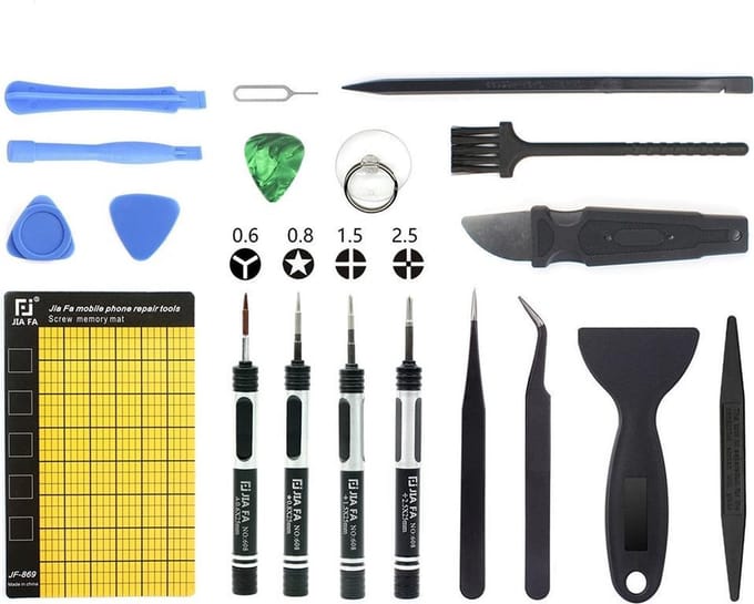Let op type!! JIAFA JF-8128 19 in 1 Phone Repair Tool Set