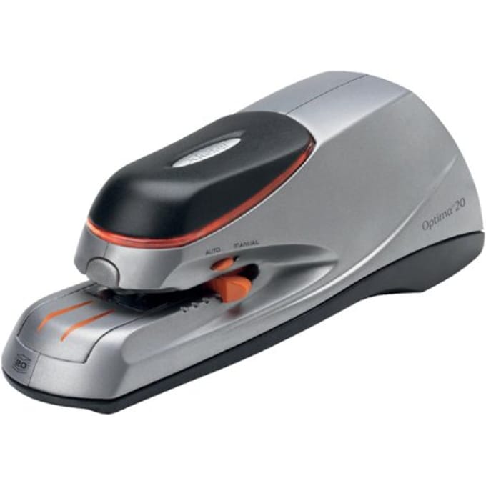 Rapid Contactloze Elektrische Nietmachine Optima 20E - Nietcapiciteit tot 20 Vel - Wit