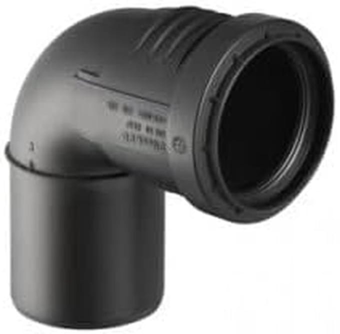 Geberit 390524141 vel Silent-PP met mof, 87,5 graden DN 110