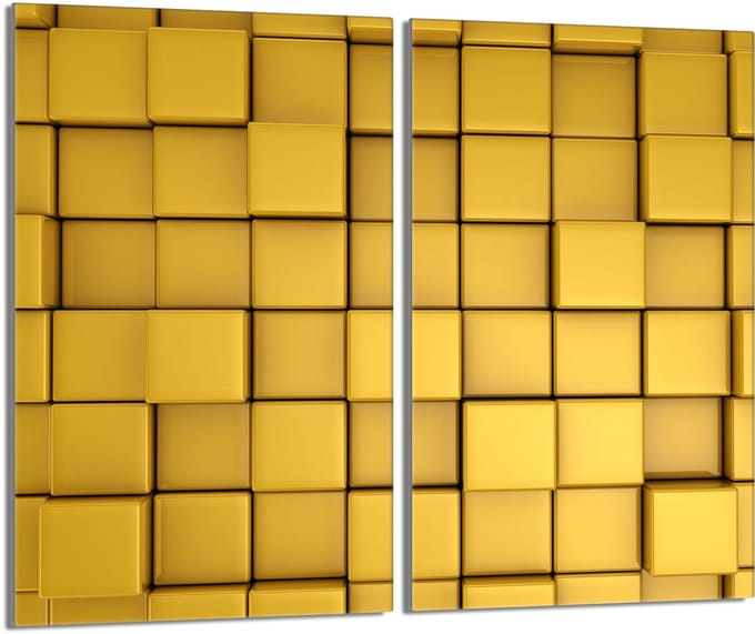 TMK ArtDeko - Snijplank - Glas - 2x30x52 cm - Beschermt en Decoreert
