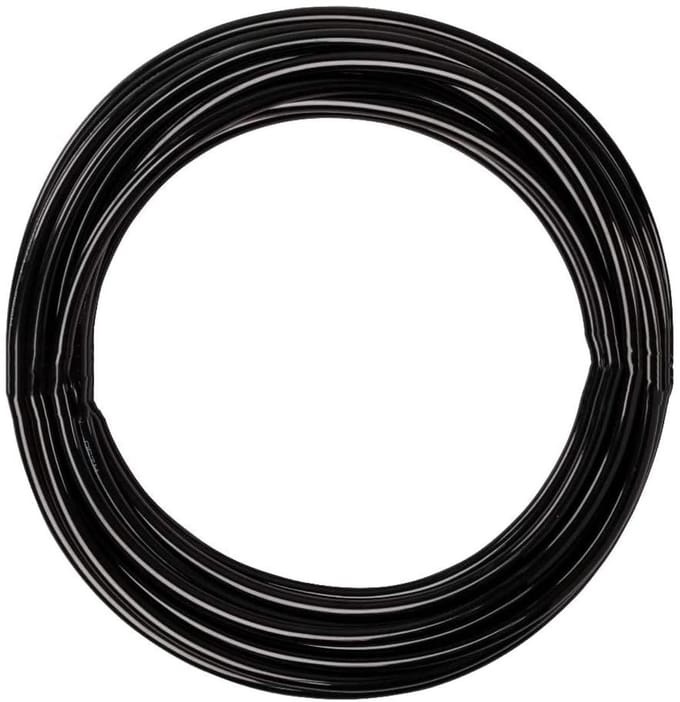 Dailygoods- Persluchtslang 12m - Flexibele Luchtslang - Polyurethaan - 10mm/6,5mm - Hoge Drukvastheid - Zwart