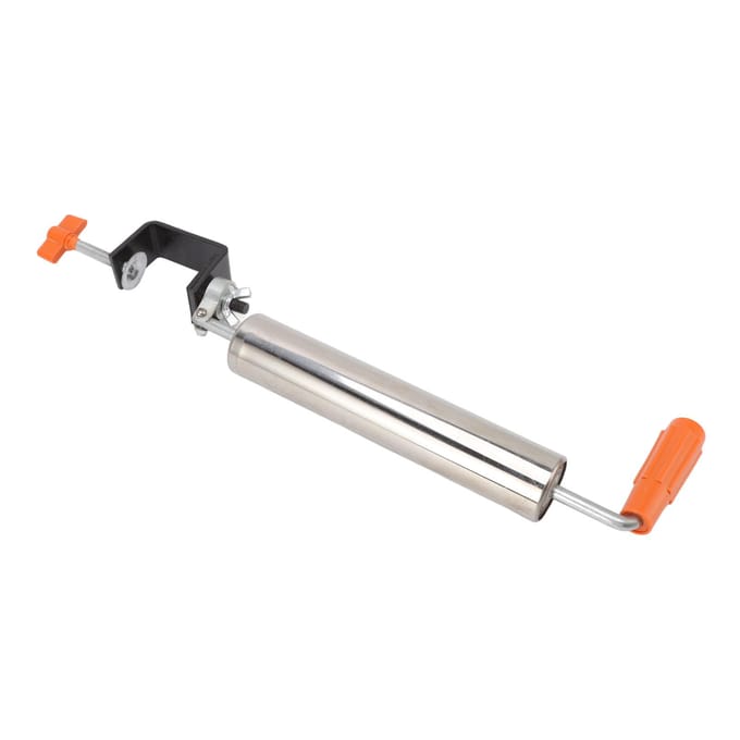 Deegroller RVS Deegroller Vaste 360 graden Rotatie voor Gebak Brood Pizza L Large white
