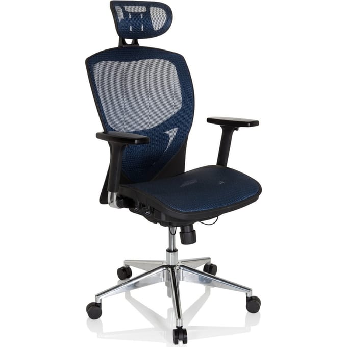 hjh office Venus One - Bureaustoel - Blauw