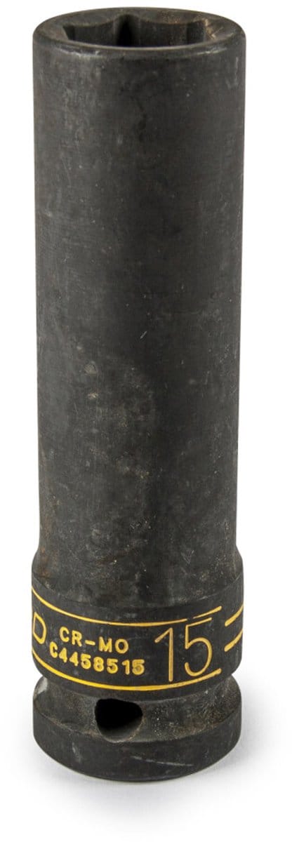 1/2'' Zeskants vlakke slagmoerdop-lang