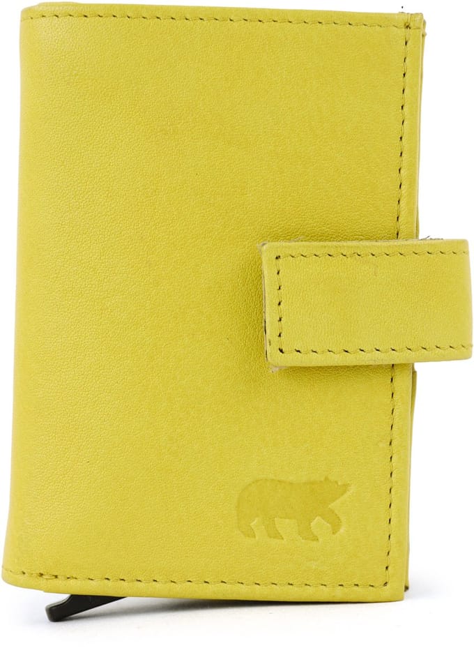 Bear Design Elsie Creditcardhouder / Pasjeshouder / Portemonnee - Butter Yellow