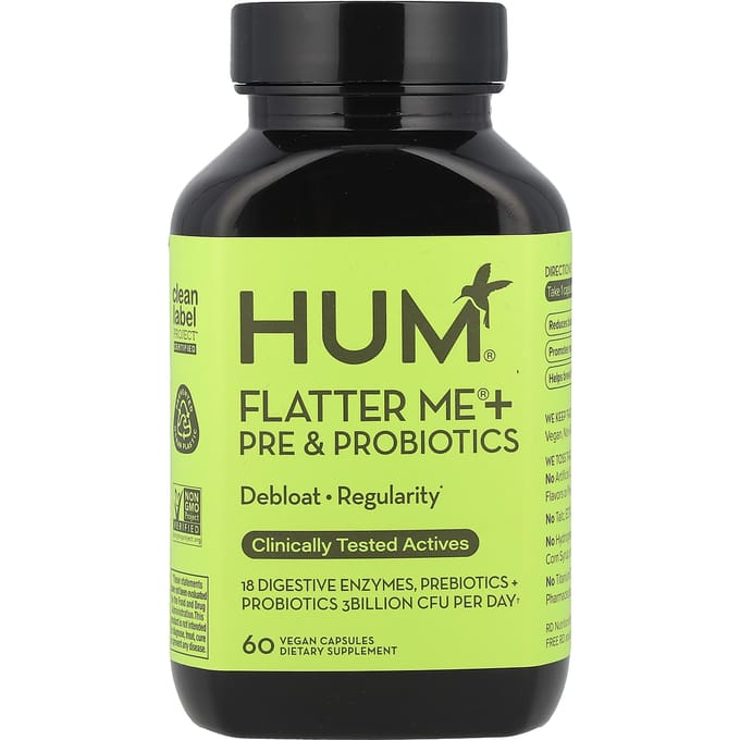 Flatter Me® + Prebioticum & Probioticum, 60 Plantaardige Capsules