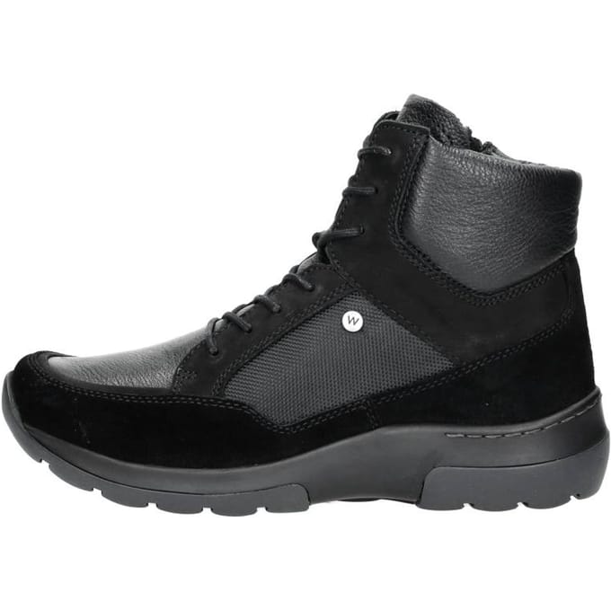 Wolky Raf Veterschoenen Hoog - zwart - Maat 36