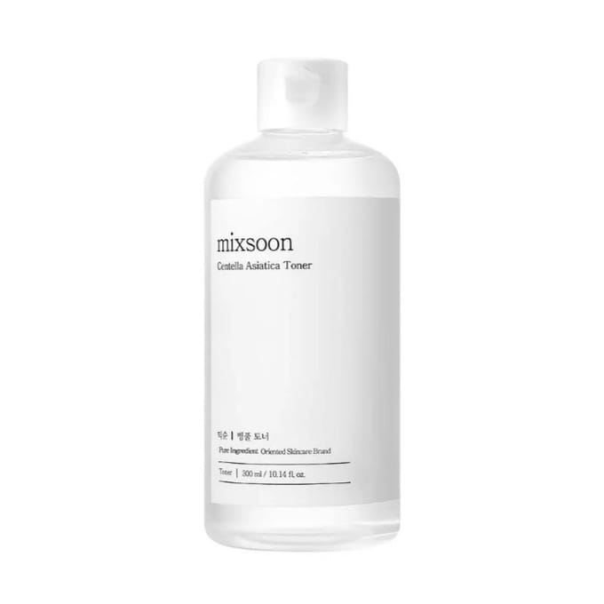 [mixsoon] Centella Asiatica Toner 300ml Verzachtend & Huidbarrière Herstel white