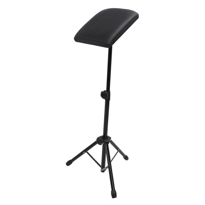 Support de Bras de Trépied Portable Hauteur Réglable Professionnel Cuir PU Support de Trépied avec Accoudoir pour black