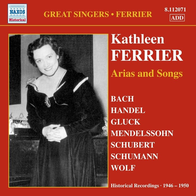 Kathleen Ferrier - Great Singers - Arias And Songs (CD)