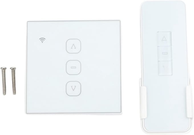 Smart Schakelaar Paneel - Raamopener Controle - Huis Automatisering - Geïntegreerde Regensensor - 10 x 10 x 5 cm - Wit
