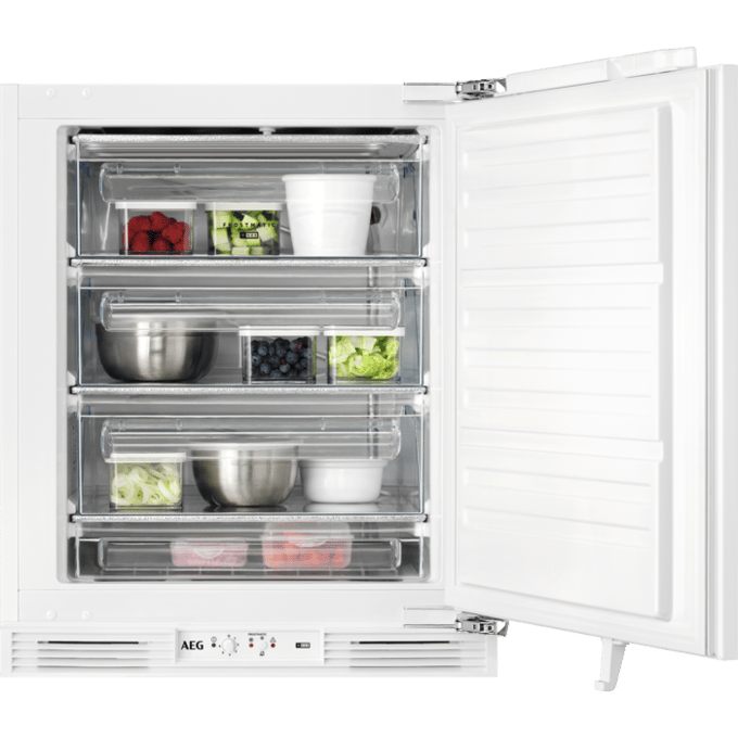 AEG OAB6I82EF - Onderbouw vriezer - deur-op-deur - Energielabel E