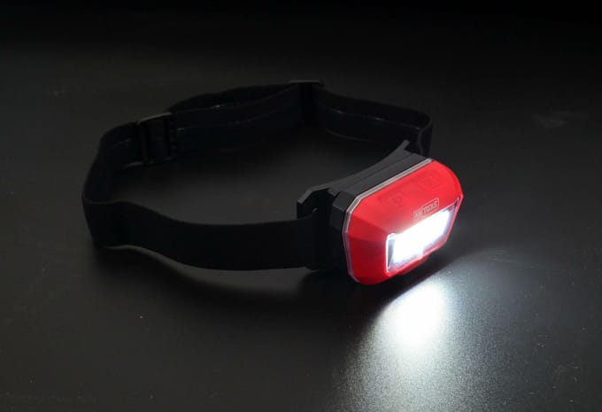 Awtools Black Line - Hoofdlamp - COB LED - Bewegingssensor - USB-oplaadbaar