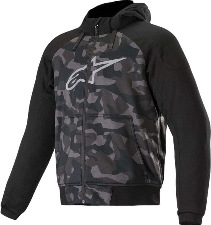 Alpinestars Chrome Camo Sport Motorfiets Zip Hoodie -