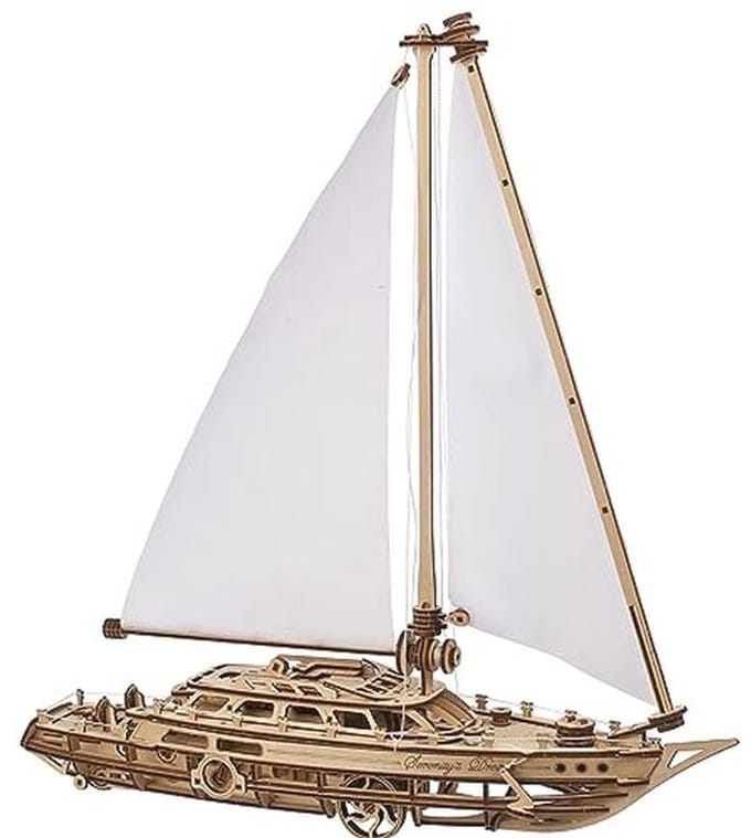 Modelzeilboot Bouwen - Houten 3D Puzzels voor Volwassenen - DIY Model Kits voor Schepen
