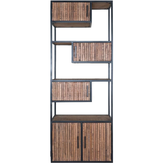 Home67 Kast loek 210 x 80 cm bruin mangohout
