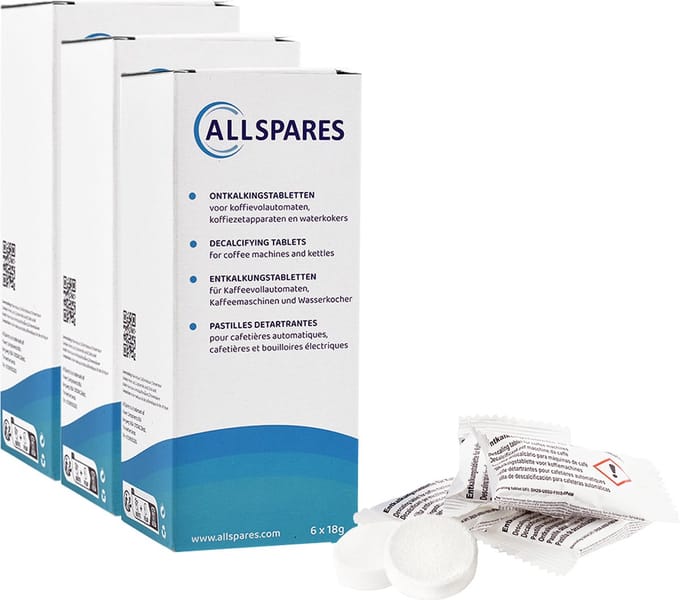 AllSpares Ontkalkingstabletten (18x)