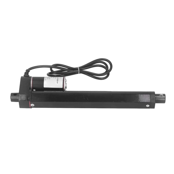 Lineaire Elektrische Actuator 1000N 200mm Slag IP65 Zwart Lineaire Actuator met Eindschakelaar 24V Lineair