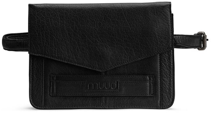 MUUD - Cheri - Luxe handgemaakte lederen handtas - Black