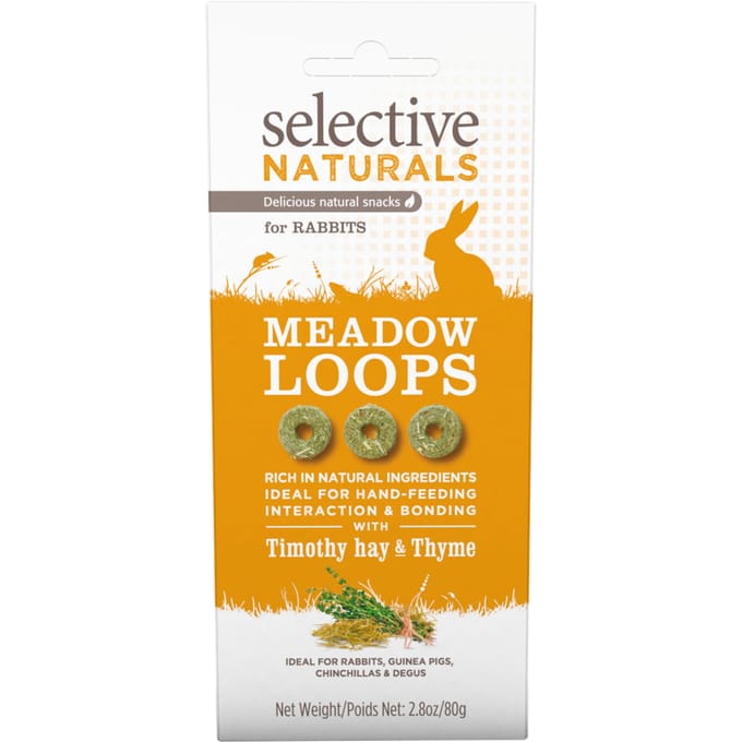 Supreme Selective Meadow Loops - Knaagdierensnack - 80 g
