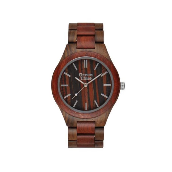 GreenTime City Basic Moscow - houten horloge voor mannen / vrouwen