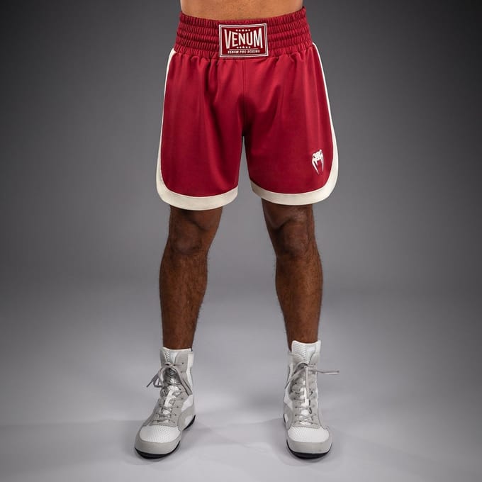 Venum Classic Boks Broek - Robijnrood Ivoor - S