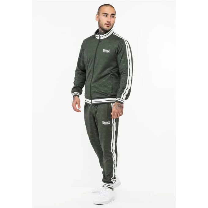 Lonsdale Trainingspak Ashwell Olijfgroen - Maat: S