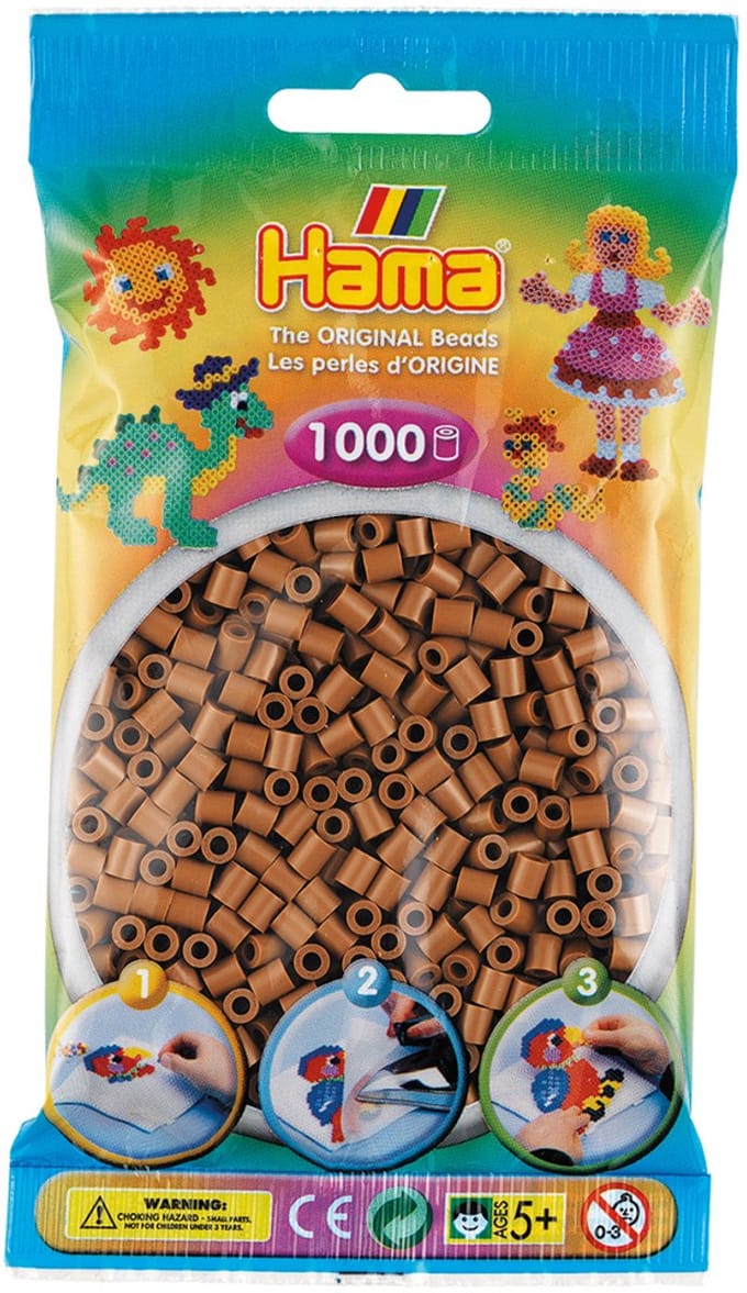 Hama Kralen 1000st nr.76 nougat Strijkkralen & -parels