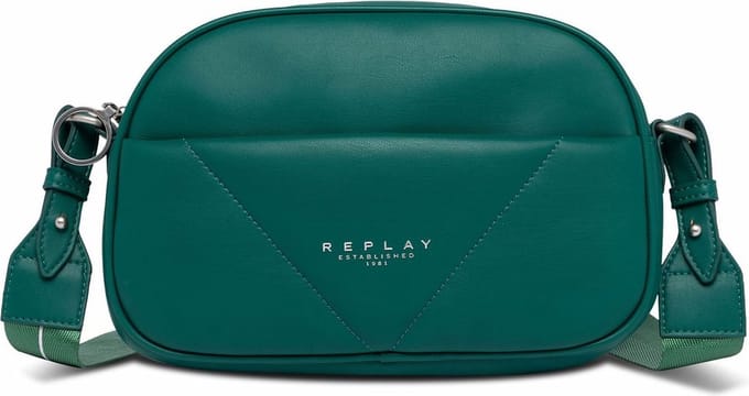 REPLAY Schoudertas Crossbody Bag Grass Green Donkergroen