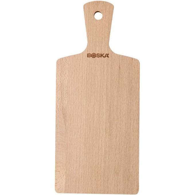 Boska Serveerplank Geneva S Beukenhout - 20 cm - Geolied - Met Leren Koord