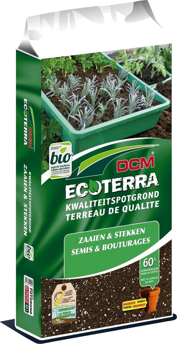 DCM ECOTERRA ZAAI/STEK 60L