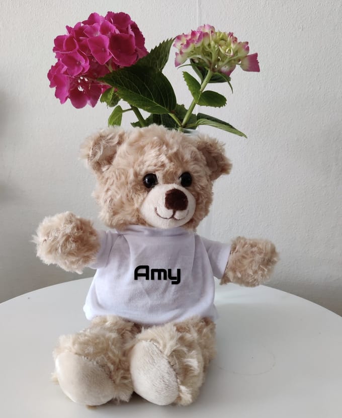 heerlijk zachte pluche beertje met naam | 28 cm | zo lief