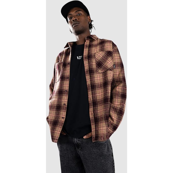 Blue Tomato Flannel Over Shirt bruin
