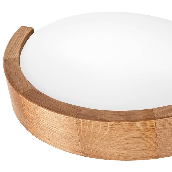 Envostar Kris wandlamp 27,5cm breed eiken naturel