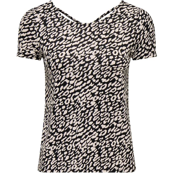 Regular fit t-shirt van viscosemix model 'BERA'