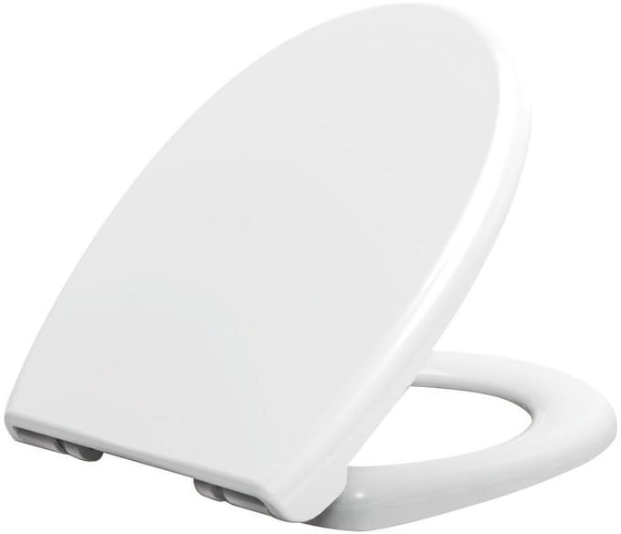 Toiletbril Menilla Softclose en Quickrelease Toiletzitting 42,7x35x4,2cm Wit